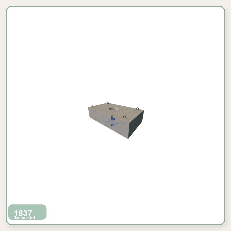 Блок шкафной стенки железобетонный Ш1-С